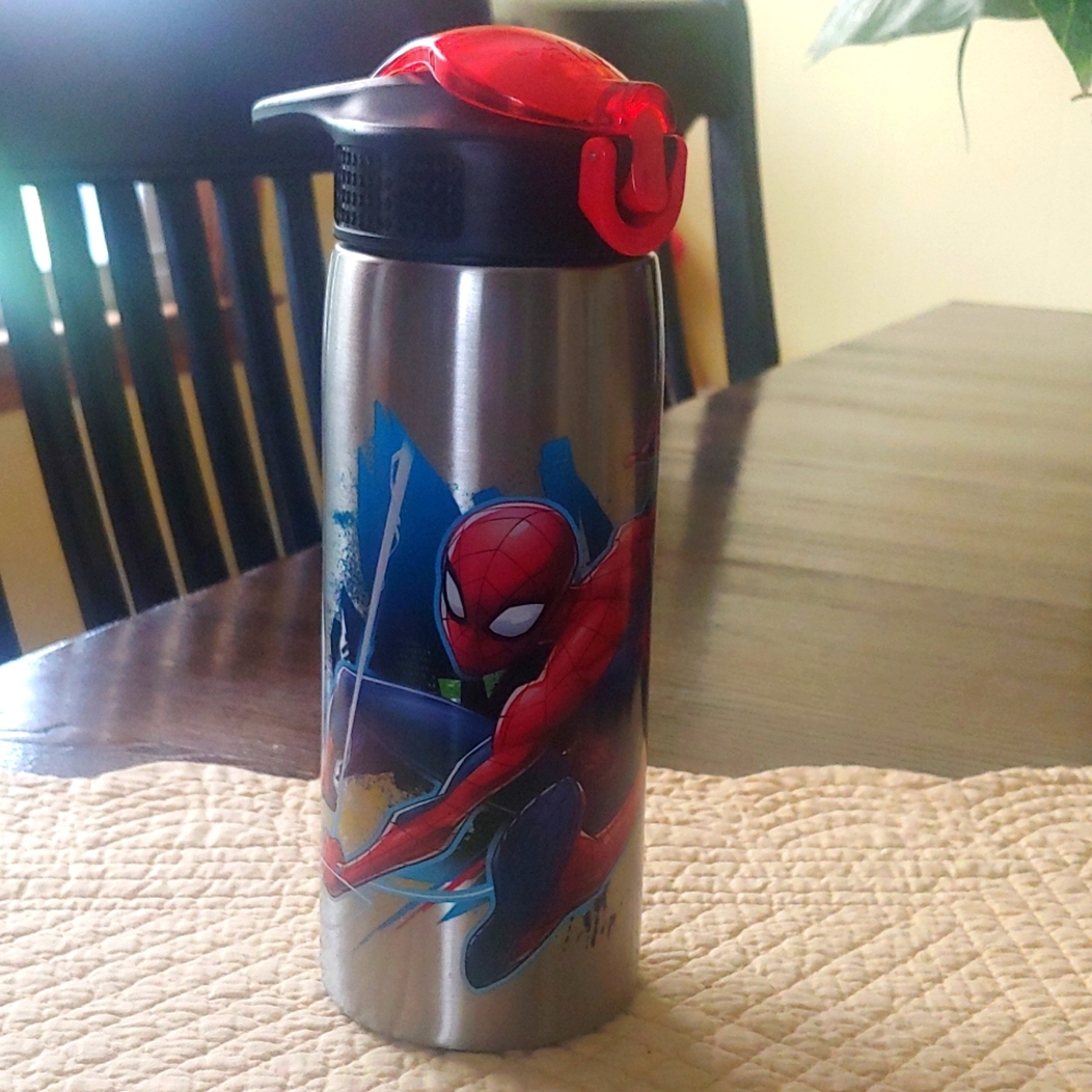Zak Designs 27oz Marvel Stainless Steel Water Bottle WITH FLIP TOP
